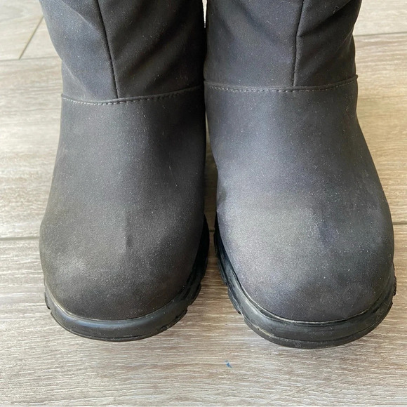 TOE WARMERS CANADA FAUX FUR JANET EASY ON FULL SIDE  ZIPPER WINTER BOOTS - Picture 2 of 15